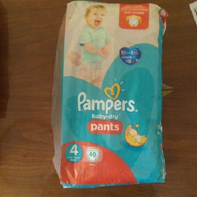 پوشک بچه  شورتی پمپرز سایز 4-40عددی